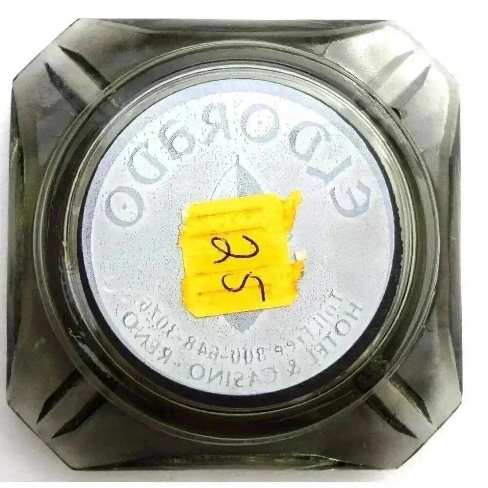 Vintage Square Smokey Gray ELDORADO Hotel & Casino RENO Ashtray
